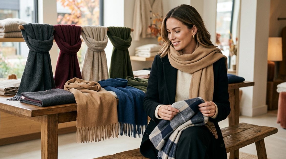 The 7 Best Chic Cashmere Scarves for Effortless Fall 2026 Style